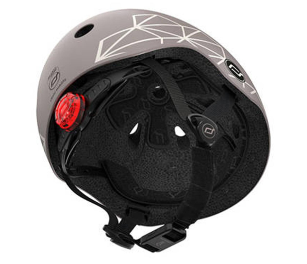 Scoot & Ride Kask Ochronny XXS-S dla dzieci 1-5 lat Brown Lines - 1039898 - zdjęcie 6